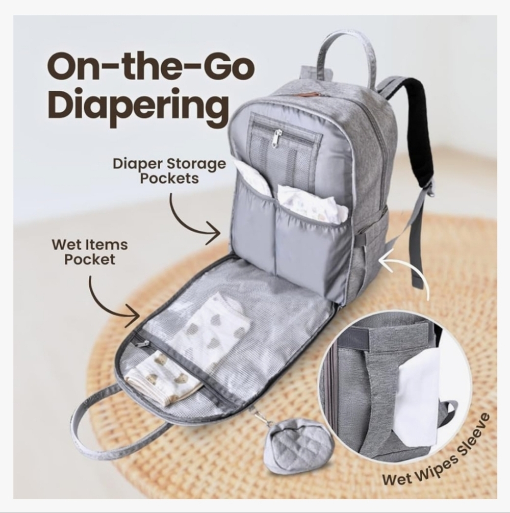 Diaper Backpack - Picture 4 of 9